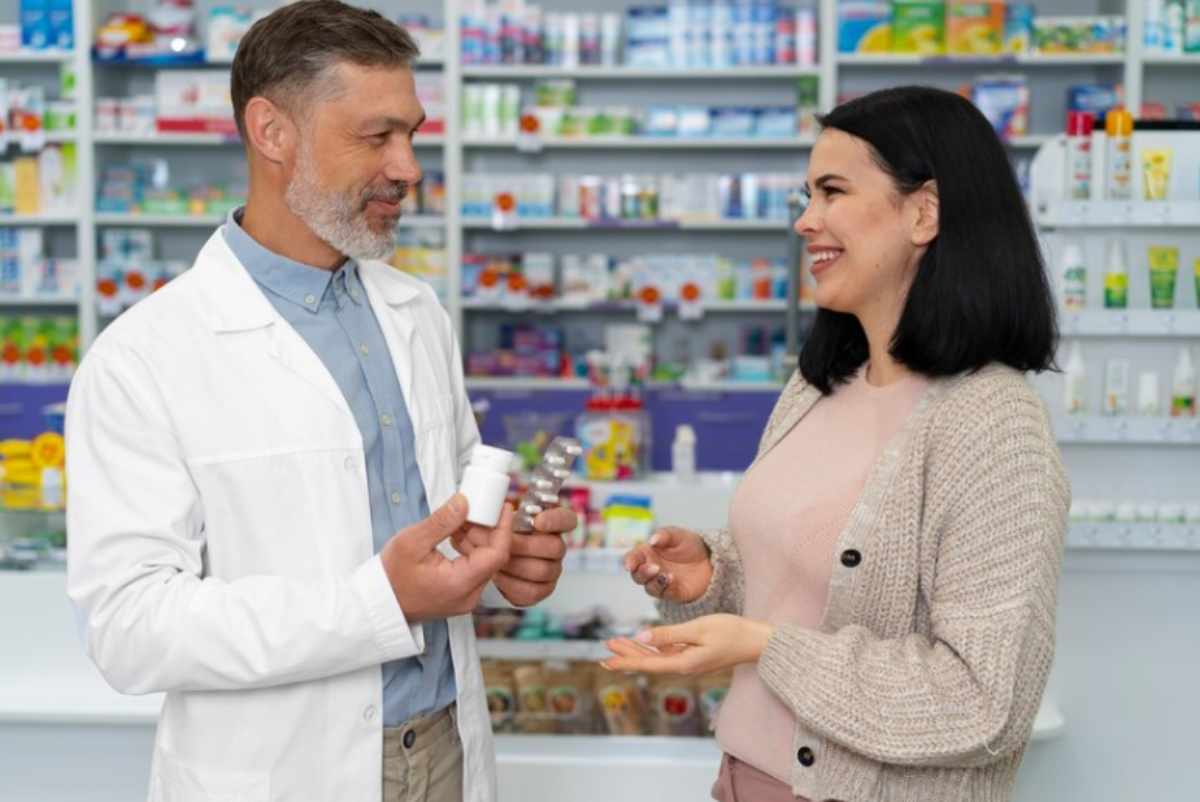 A pharmacist and activist working together to promote healthcare equity, advocating for better access to medications and public health initiatives to benefit underserved communities.