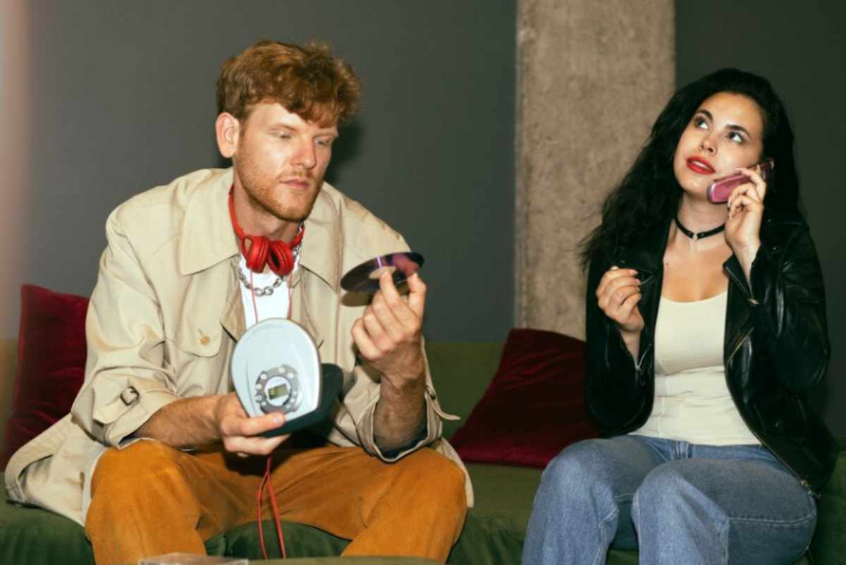 Person watching free erotic movies online on a secure website with privacy protection features.