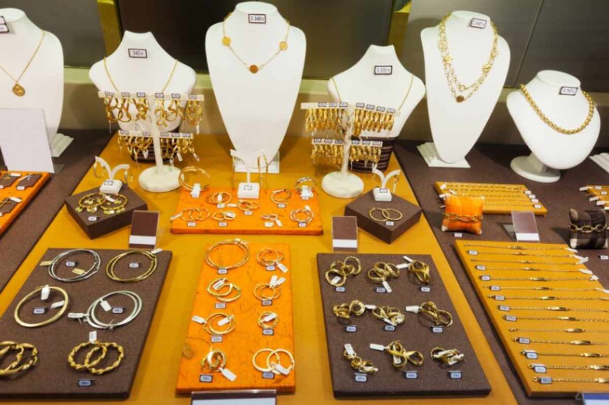 Collection of various types of jewelry, including rings, necklaces, earrings, bracelets, and anklets, showcasing elegant and stylish accessories for every occasion.