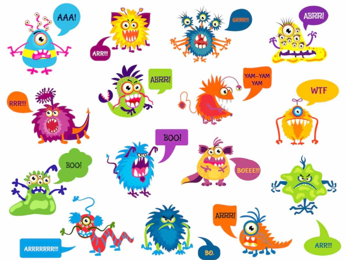 Illustration of a name tag with a humorous fake name, representing a collection of funny and unforgettable names from real life and pop culture.